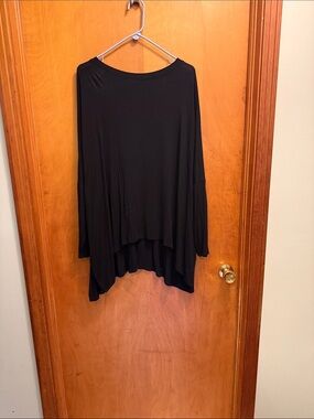 Maurices Black Draped  Tunic